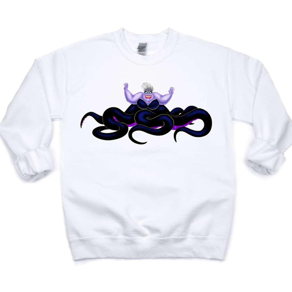 Disney Ursula Custom Made Crewneck Sweater